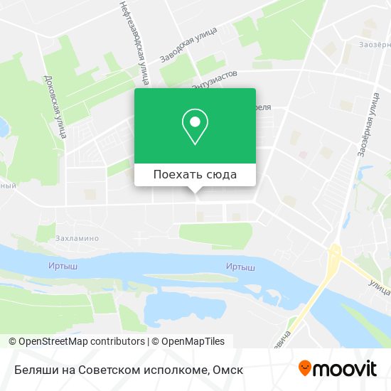 Карта Беляши на Советском исполкоме