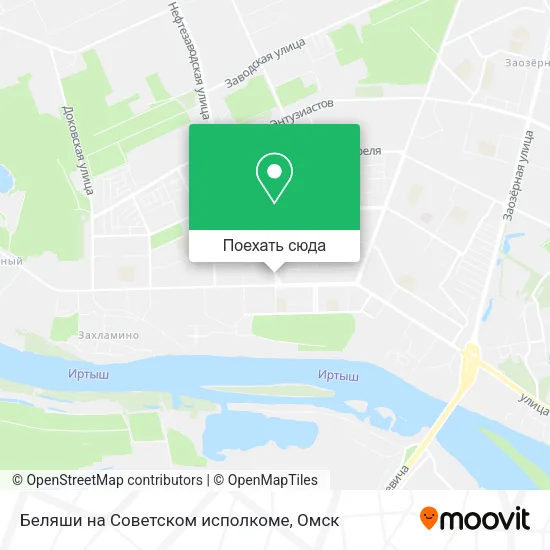 Карта Беляши на Советском исполкоме