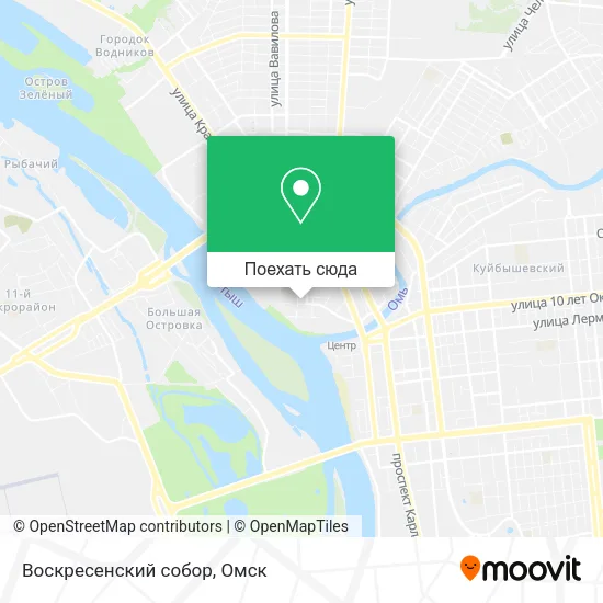 Карта Воскресенский собор