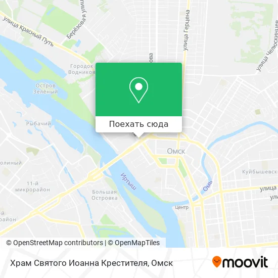 Карта Храм Святого Иоанна Крестителя