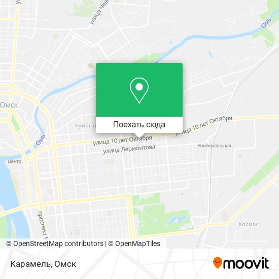 Карта Карамель