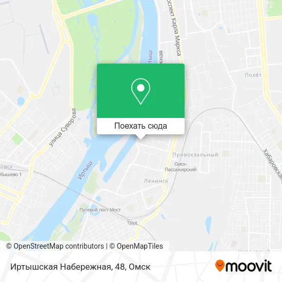 Карта Иртышская Набережная, 48