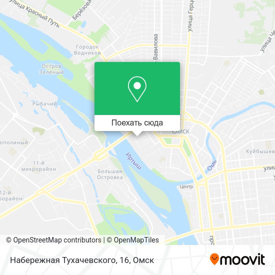 Карта Набережная Тухачевского, 16