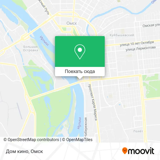 Карта Дом кино