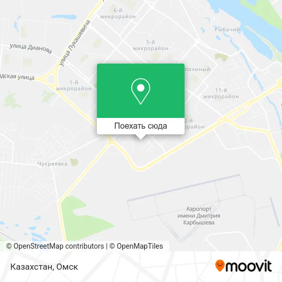 Карта Казахстан