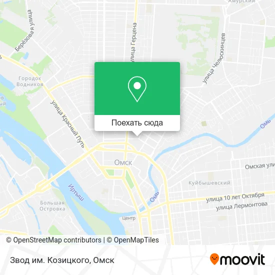 Карта Звод им. Козицкого