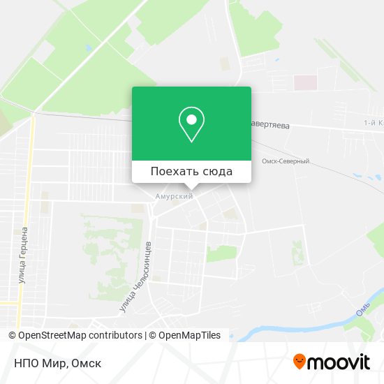 Карта НПО  Мир