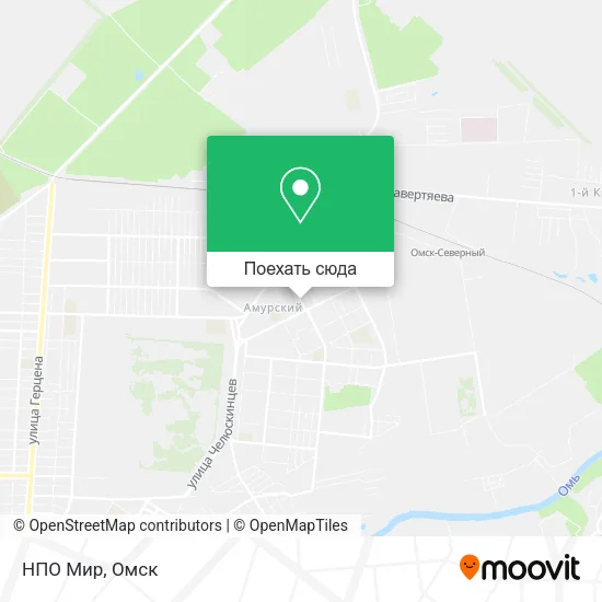 Карта НПО  Мир