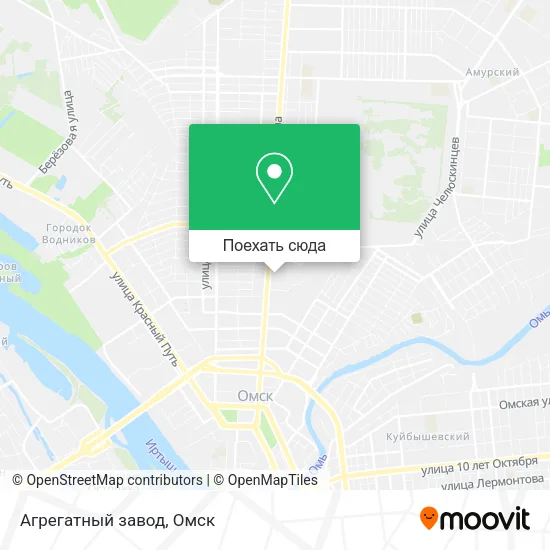 Карта Агрегатный завод