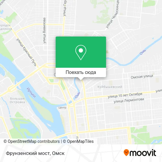 Карта Фрунзенский мост