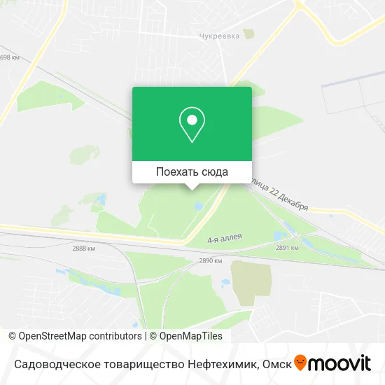 Карта Садоводческое товарищество  Нефтехимик