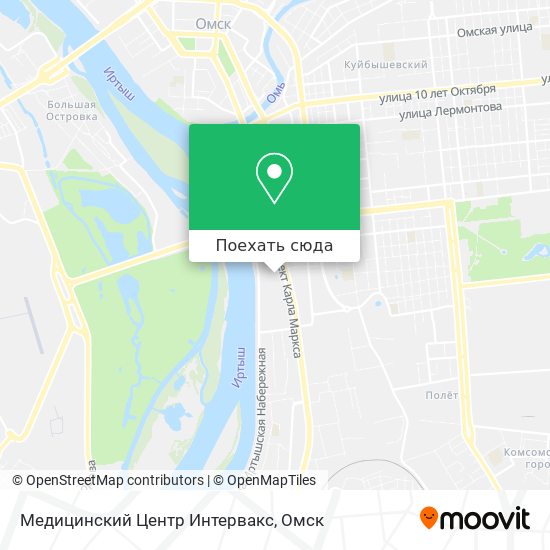 Карта Медицинский Центр  Интервакс