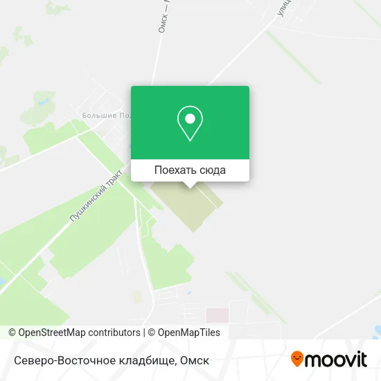 Карта Северо-Восточное кладбище