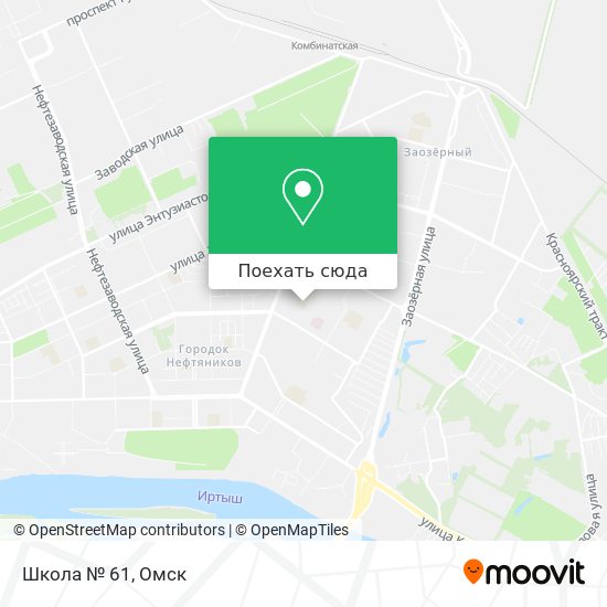Карта Школа № 61