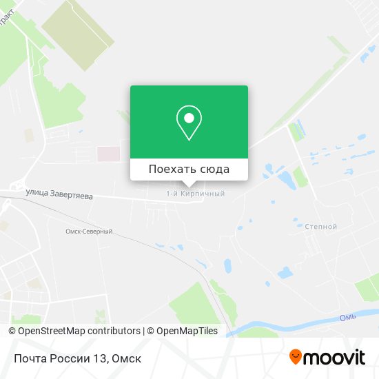 Карта Почта России 13