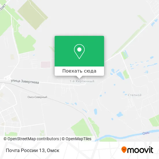 Карта Почта России 13