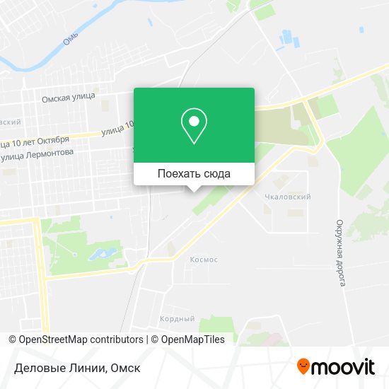 Карта Деловые Линии