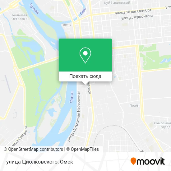 Карта улица Циолковского