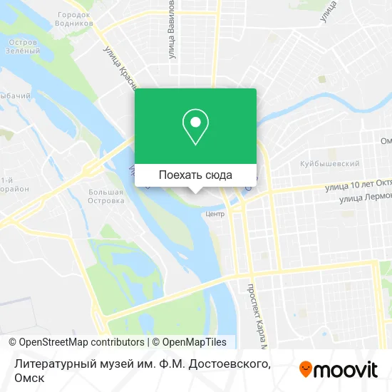 Карта Литературный музей им. Ф.М. Достоевского