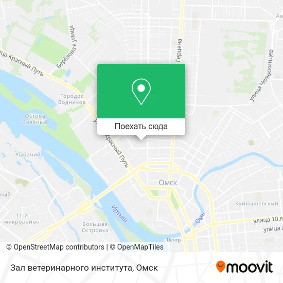 Карта Зал ветеринарного института