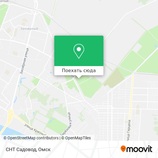 Карта СНТ  Садовод