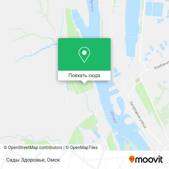 Карта Сады  Здоровье
