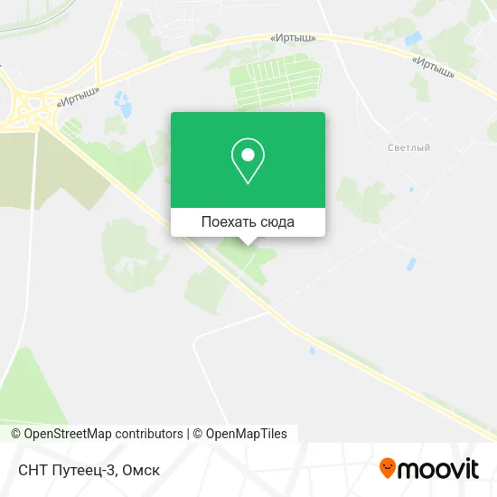 Карта СНТ  Путеец-3