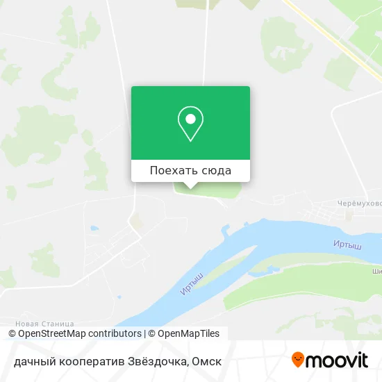 Карта дачный кооператив  Звёздочка