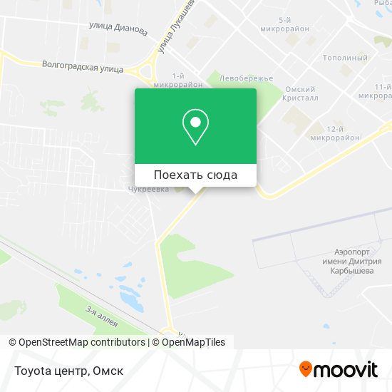 Карта Toyota центр
