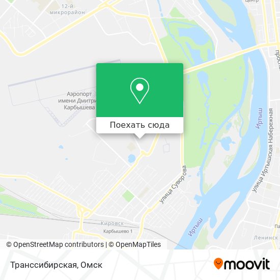 Карта Транссибирская