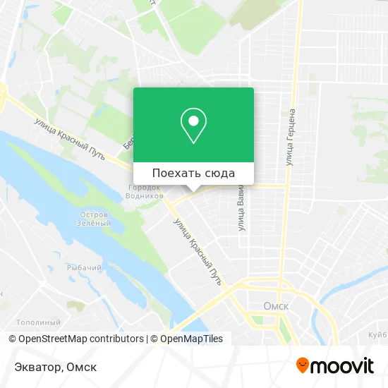 Карта Экватор