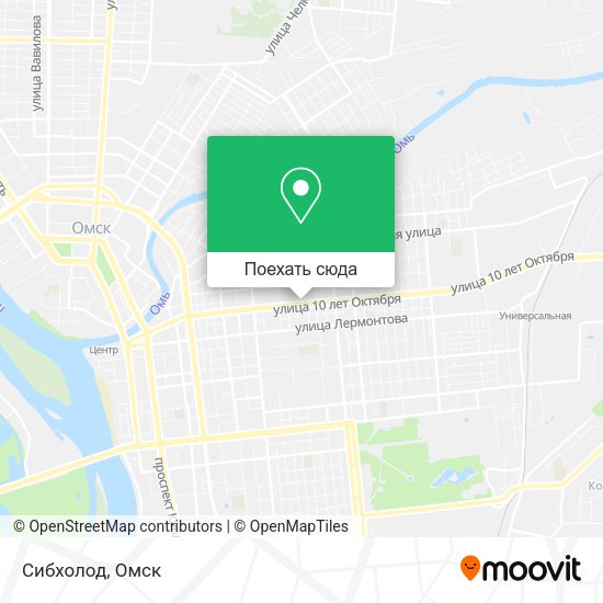 Карта Сибхолод