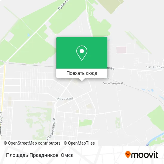 Карта Площадь Праздников