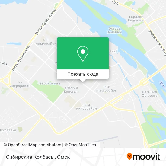 Карта Сибирские Колбасы