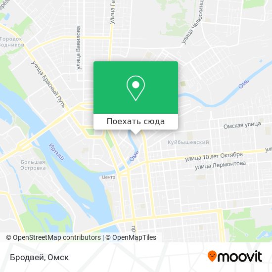 Карта Бродвей