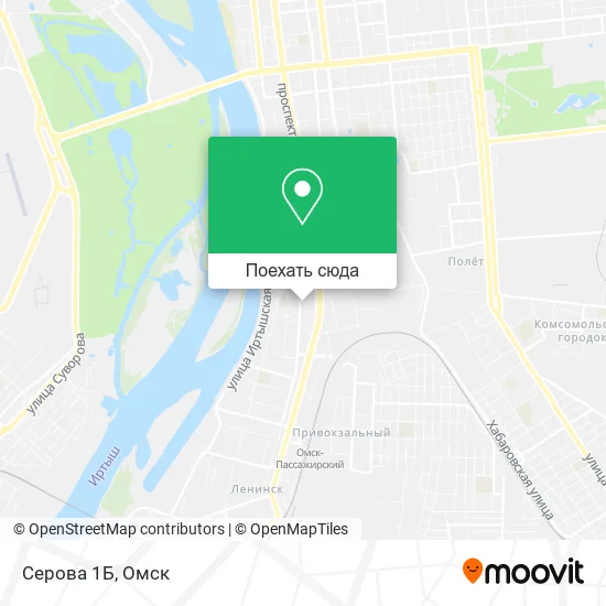 Карта Серова 1Б