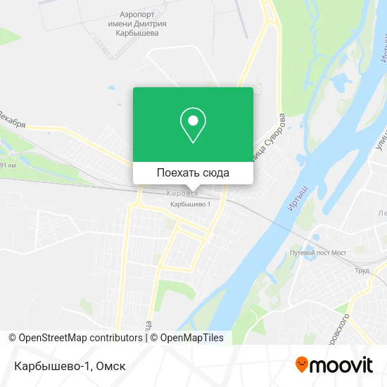 Карта Карбышево-1