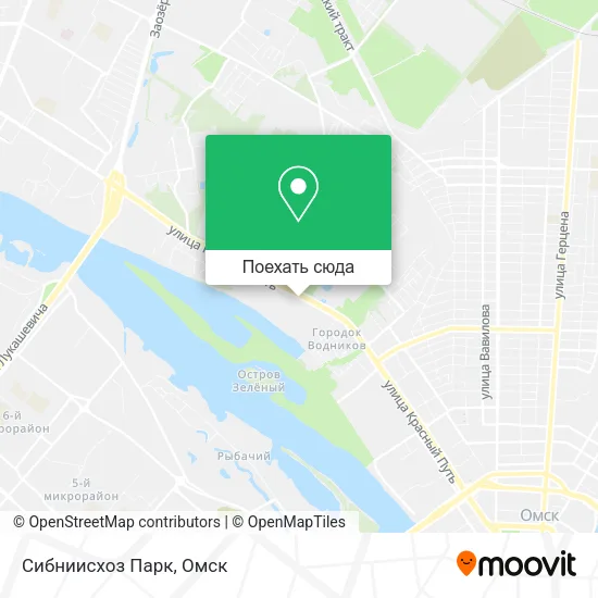 Карта Сибниисхоз Парк
