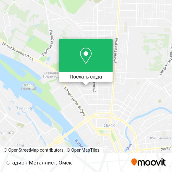 Карта Стадион  Металлист