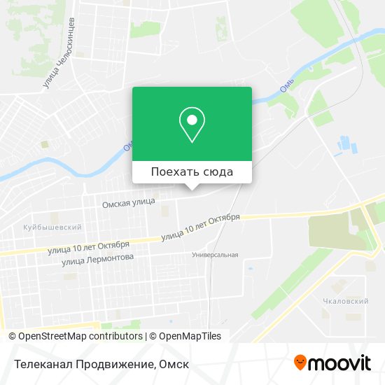 Карта Телеканал Продвижение