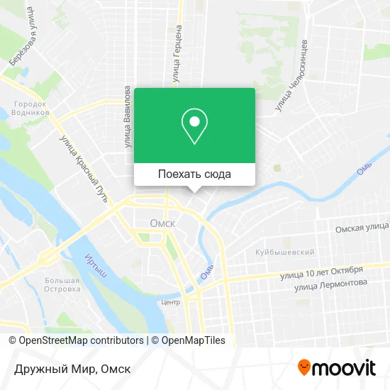 Карта Дружный Мир