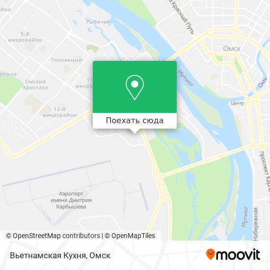 Карта Вьетнамская Кухня