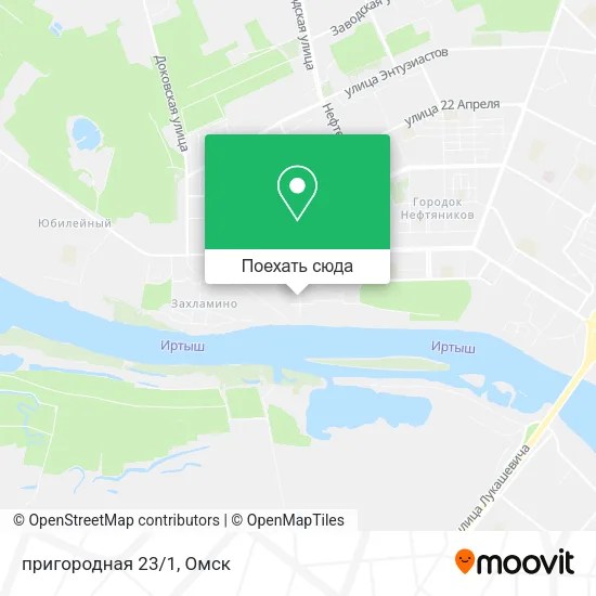 Карта пригородная 23/1