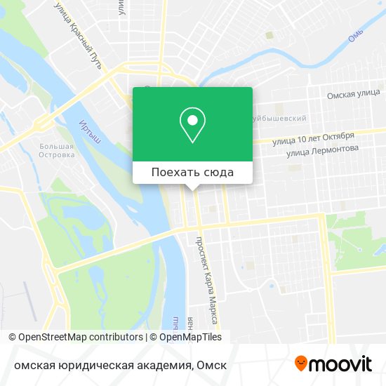 Карта омская юридическая академия