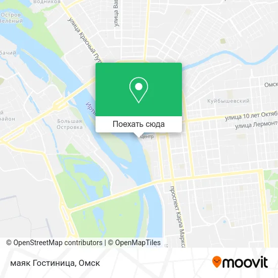 Карта маяк Гостиница