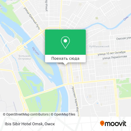 Карта Ibis Sibir Hotel Omsk