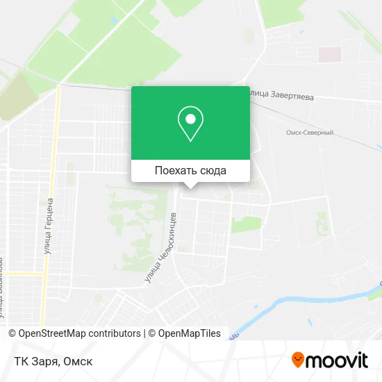 Карта ТК Заря