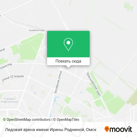 Карта Ледовая арена имени Ирины Родниной
