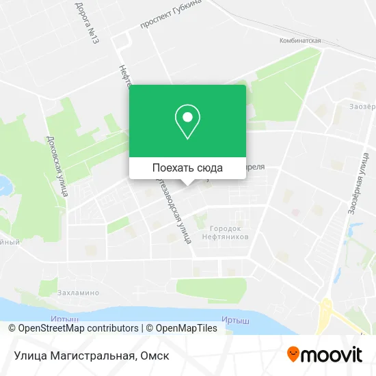 Карта Улица Магистральная