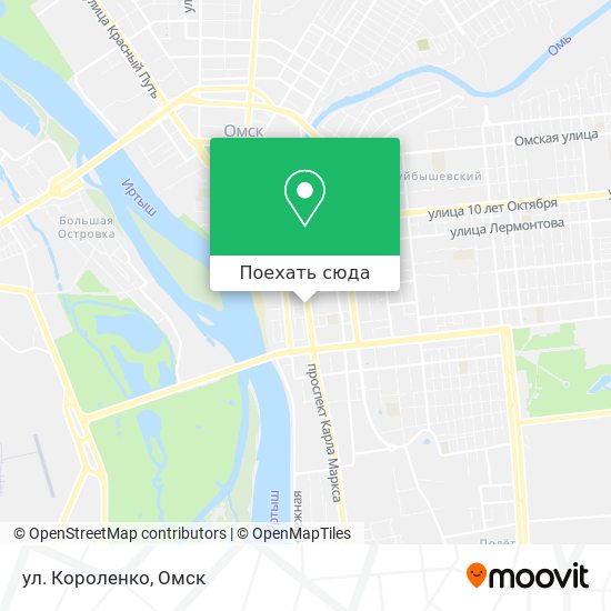 Карта ул. Короленко